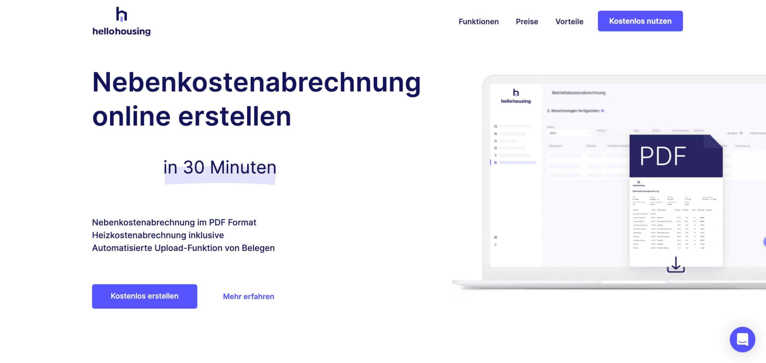 Nebenkosten abrechnung online erstellen hellohousing 1