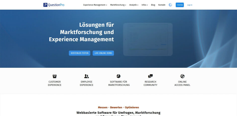 online umfrage online umfrage software online umfrage tool Question Pro.jpg