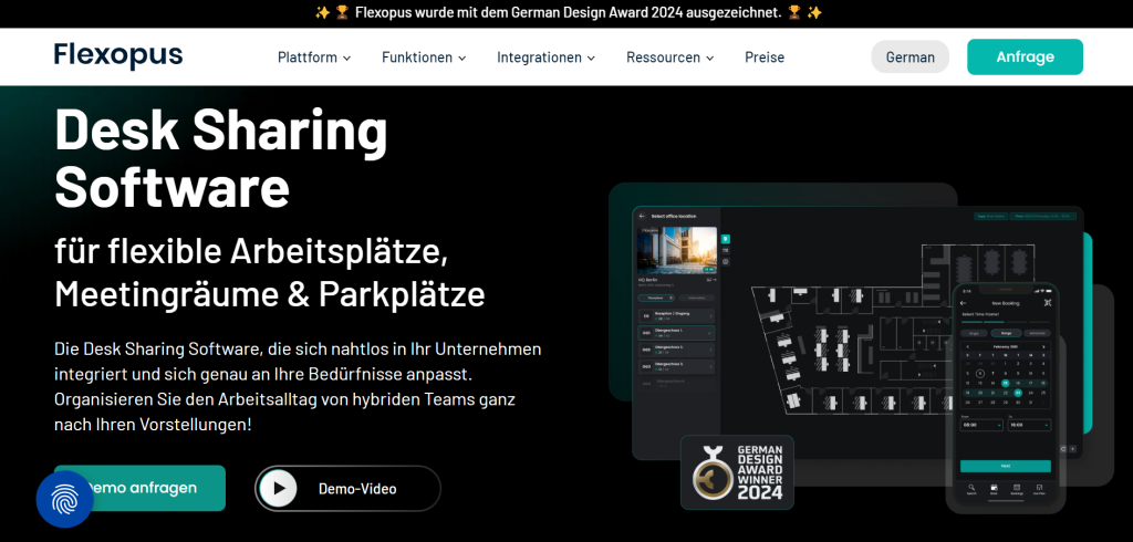 desk sharing software vergleich flexopus