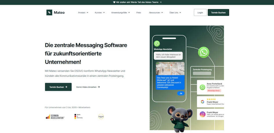 whatsapp business api Mateo