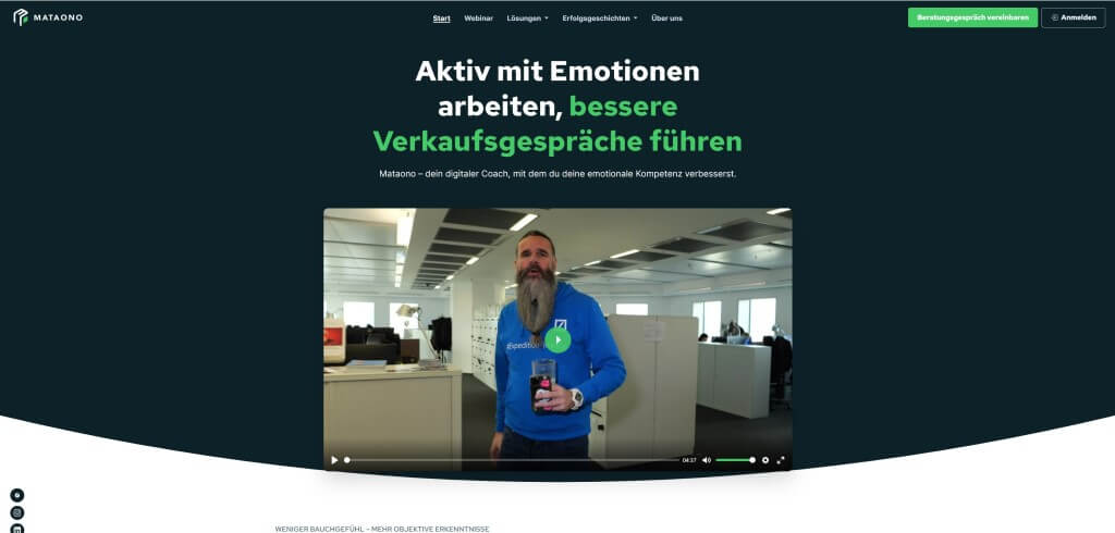 Emotionsanalyse mit KI Mataono
