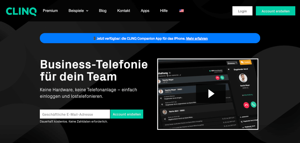 VoIP Telefonie CLINQ 1