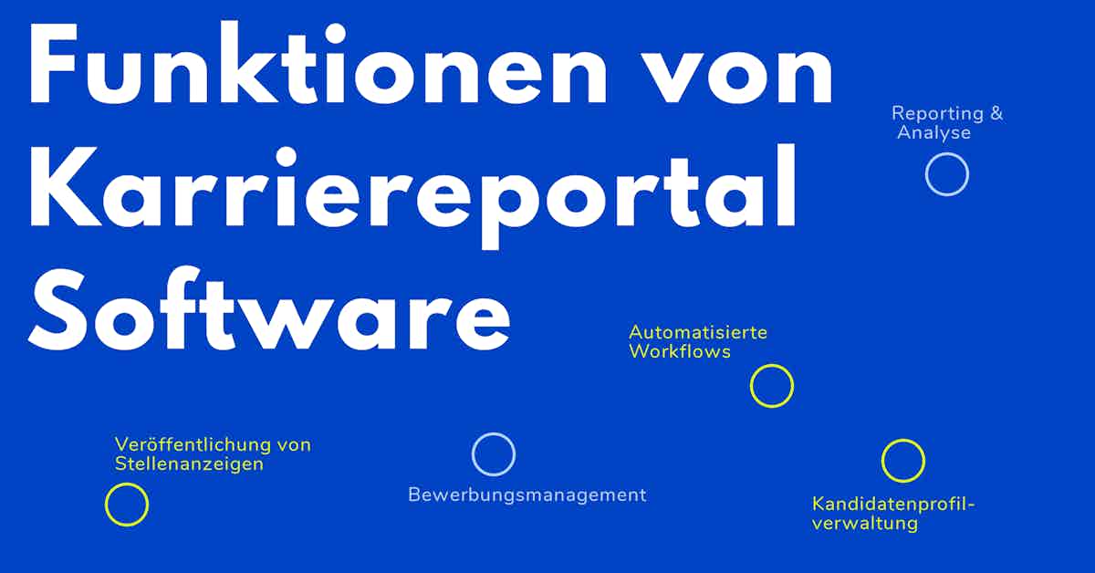 karriereportal software funktionen