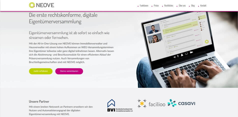 digitale eigentuemerversammlung erlaubt digitale eigentuemerversammlung software virtuelle eigentuemerversammlung neove