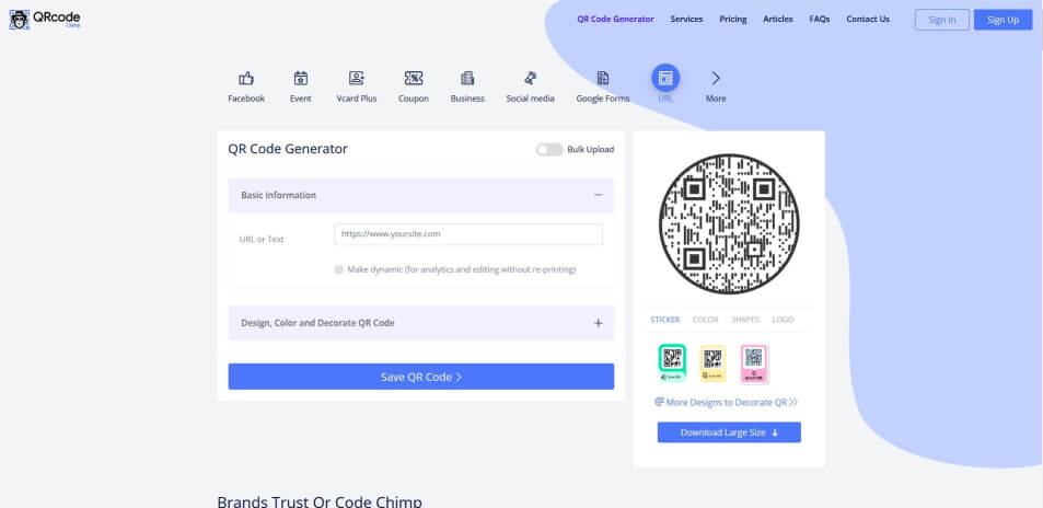 qr code marketing ideen online qr code generator online qr code generator kostenlos qr code erstellen kostenlos QR Code Chimp