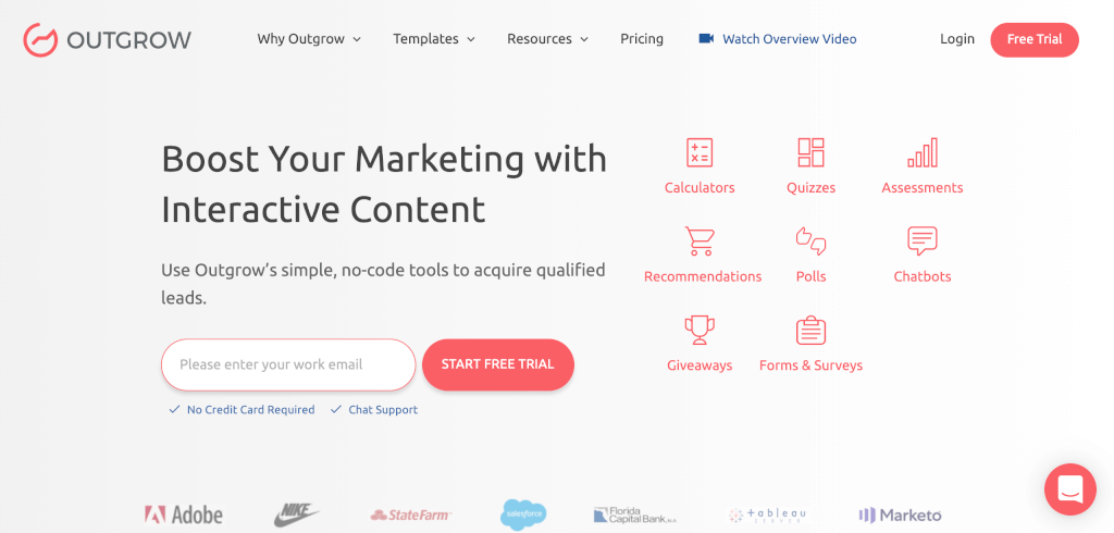 Funnel Software Outgrow