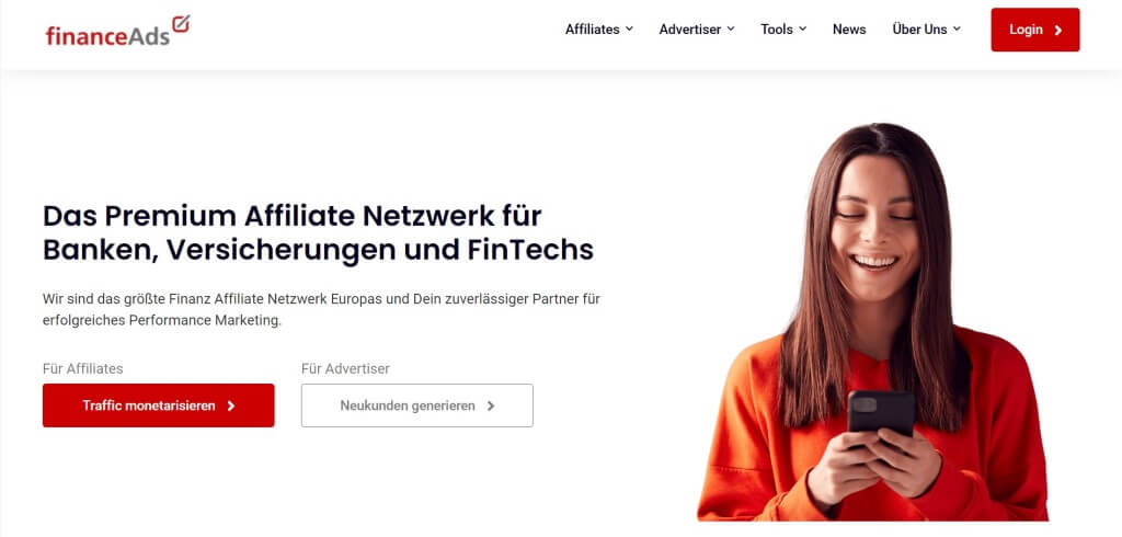 Affiliate Marketing Software FinanceAds
