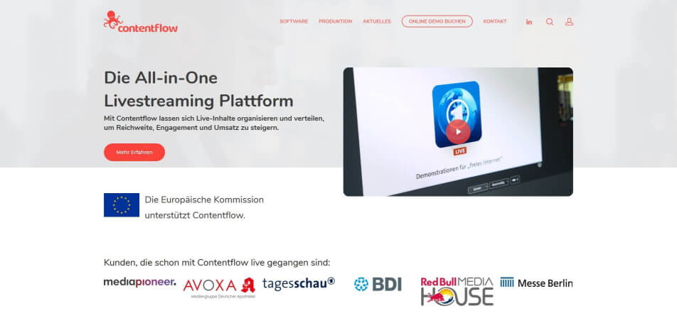 beste live streaming software kostenlos contentflow