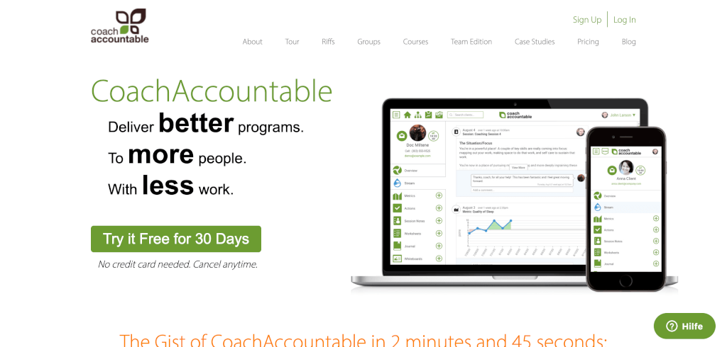 Coaching Software CoachAccountable