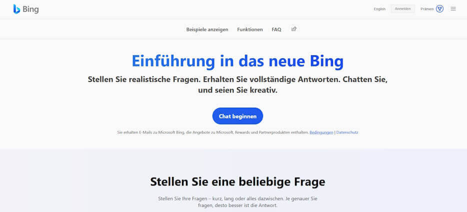 ki chatbots Bing Chat