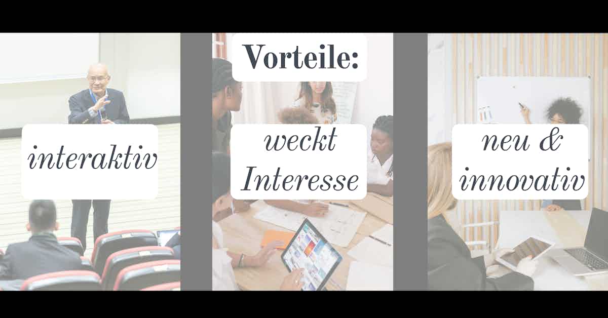 kreative praesentation ohne powerpoint vorteile