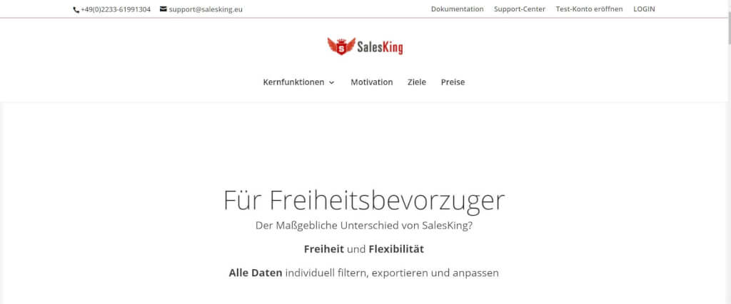Rechnungsprogramm Selbstaendige SalesKing