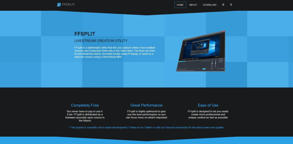 beste live streaming software kostenlos ffsplit
