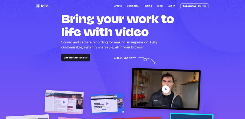 online video aufnehmen Tella