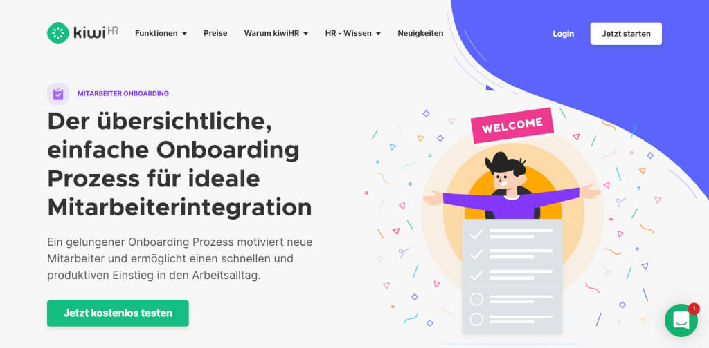 Erfolgreicher Onboarding Prozess fuer neue Mitarbeiter   kiwiHR Tool   Digital Affin