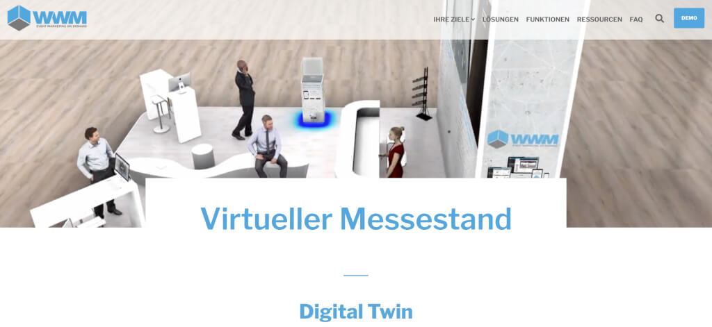 WWM Virtuelle Messestand
