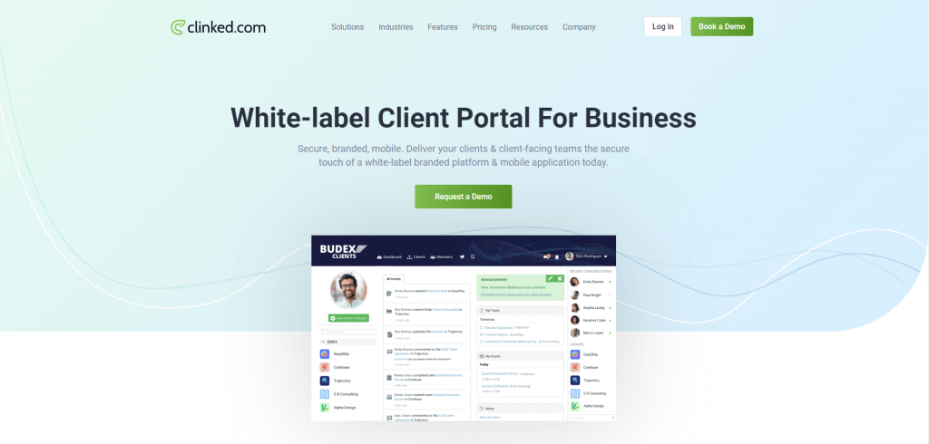 kundenportal software clinked