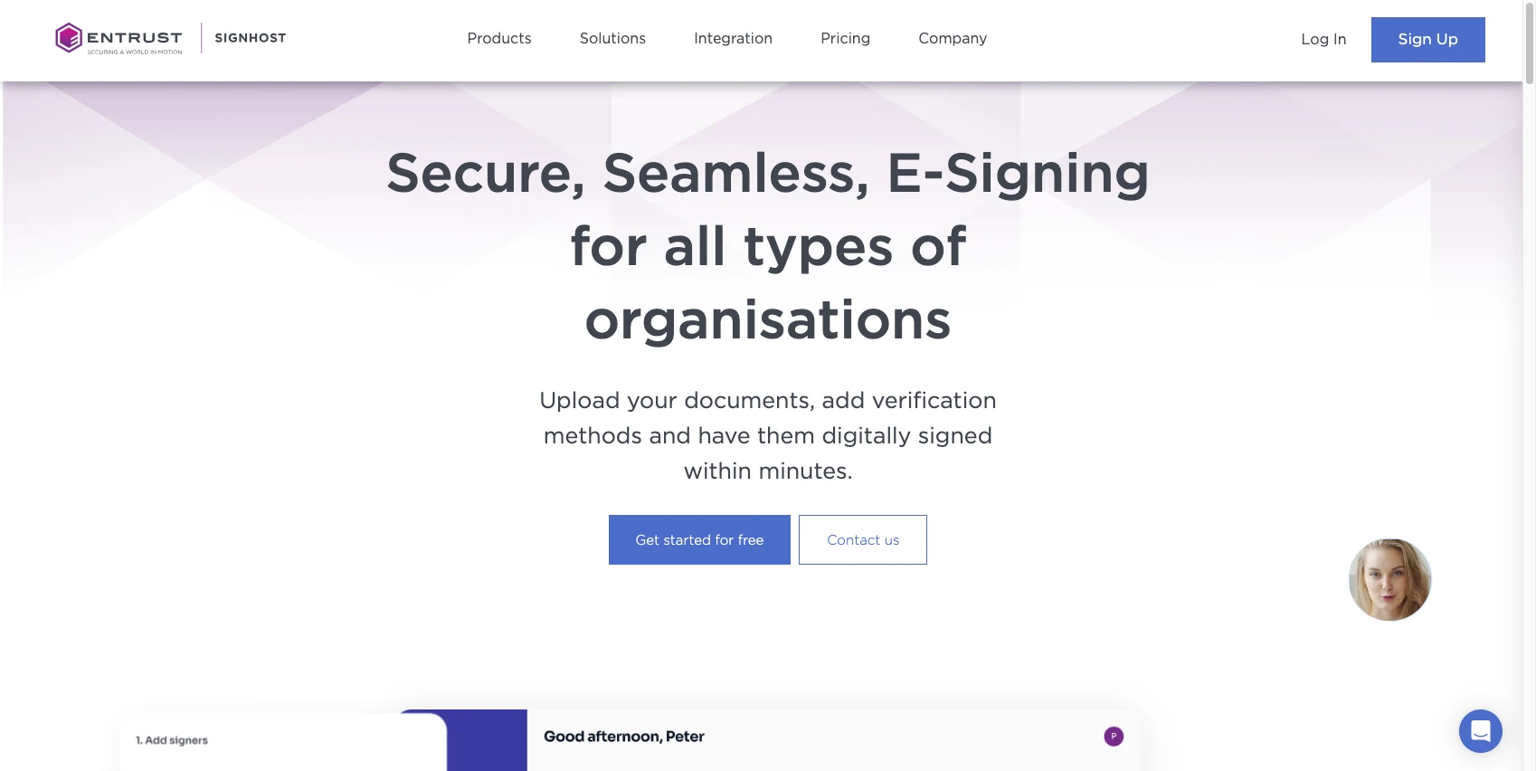 signhost entrust startseite digitale signatur bei digital affin