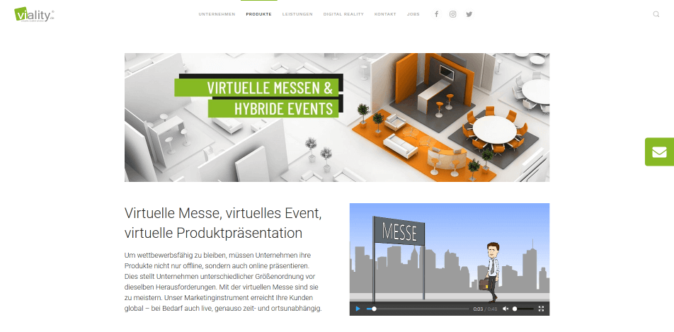 online messe virtuelle messe software viality