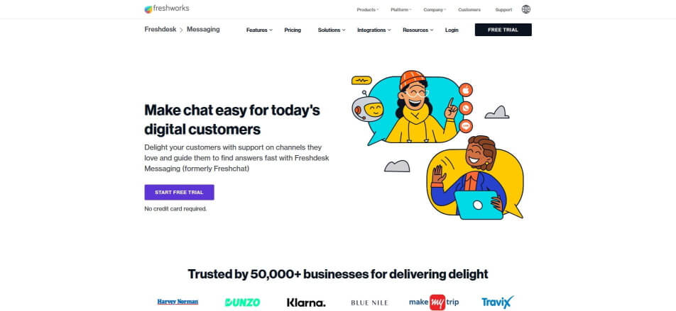 live chat software freshchat