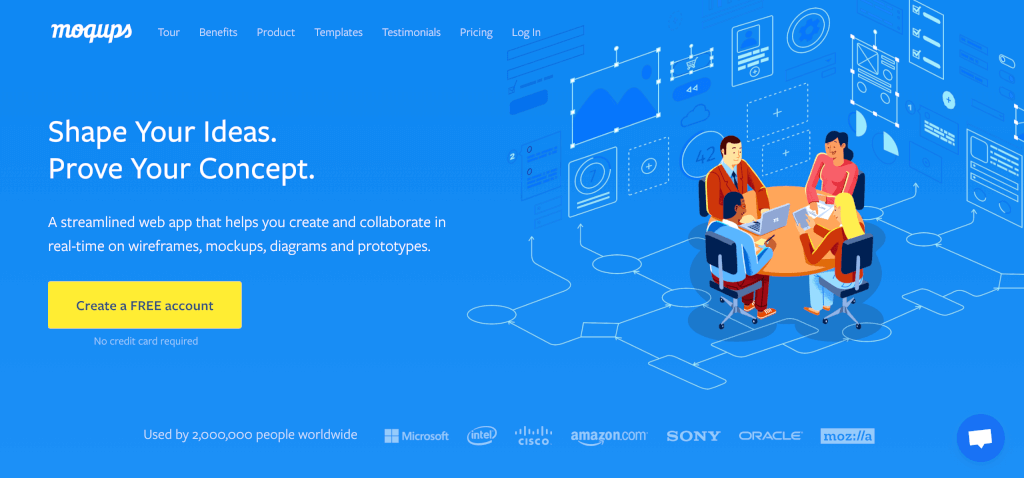 Mockups erstellen Moqups