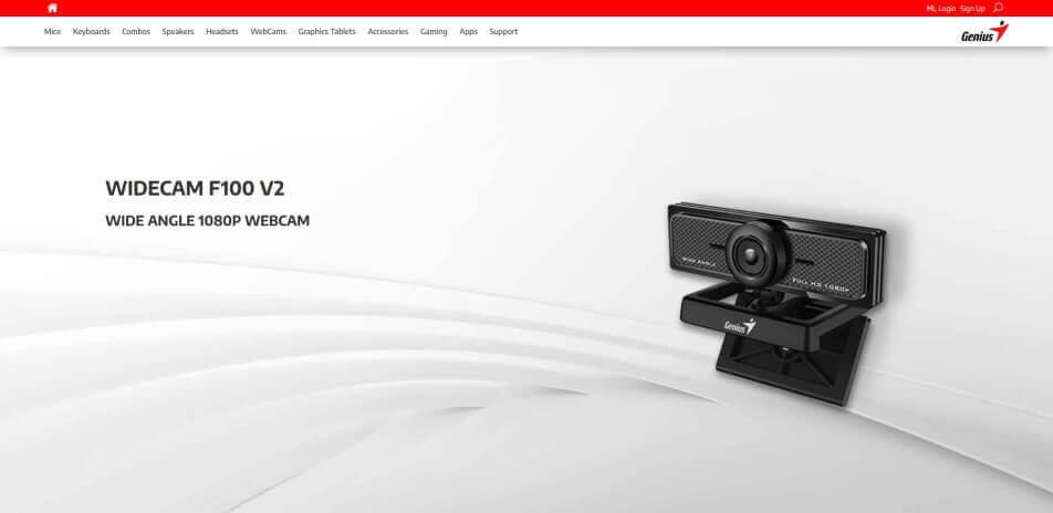 webinar webcam Widecam F100