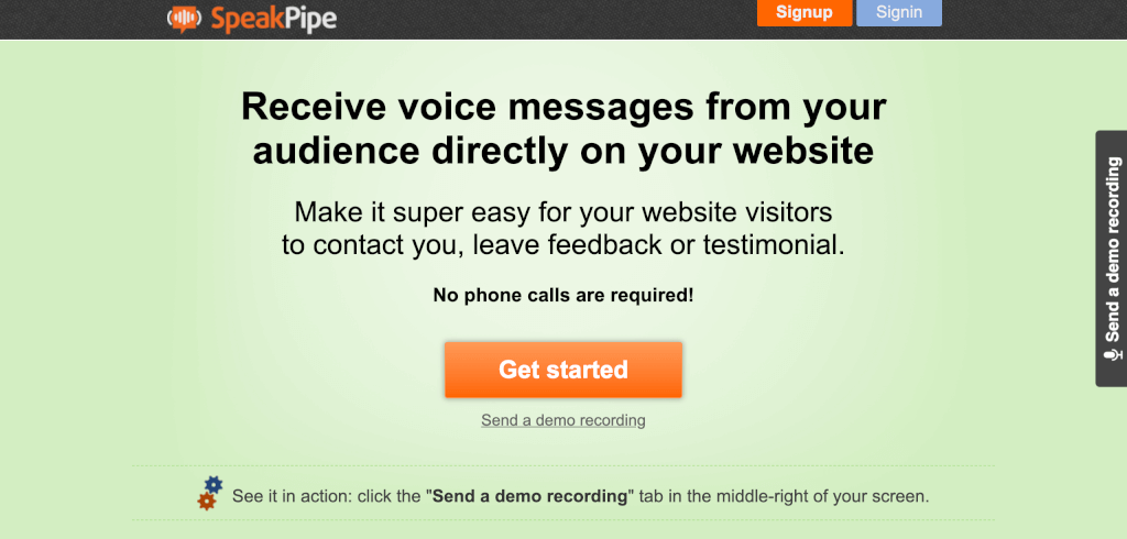 Sprachnachricht E Mail Marketing SpeakPipe 1