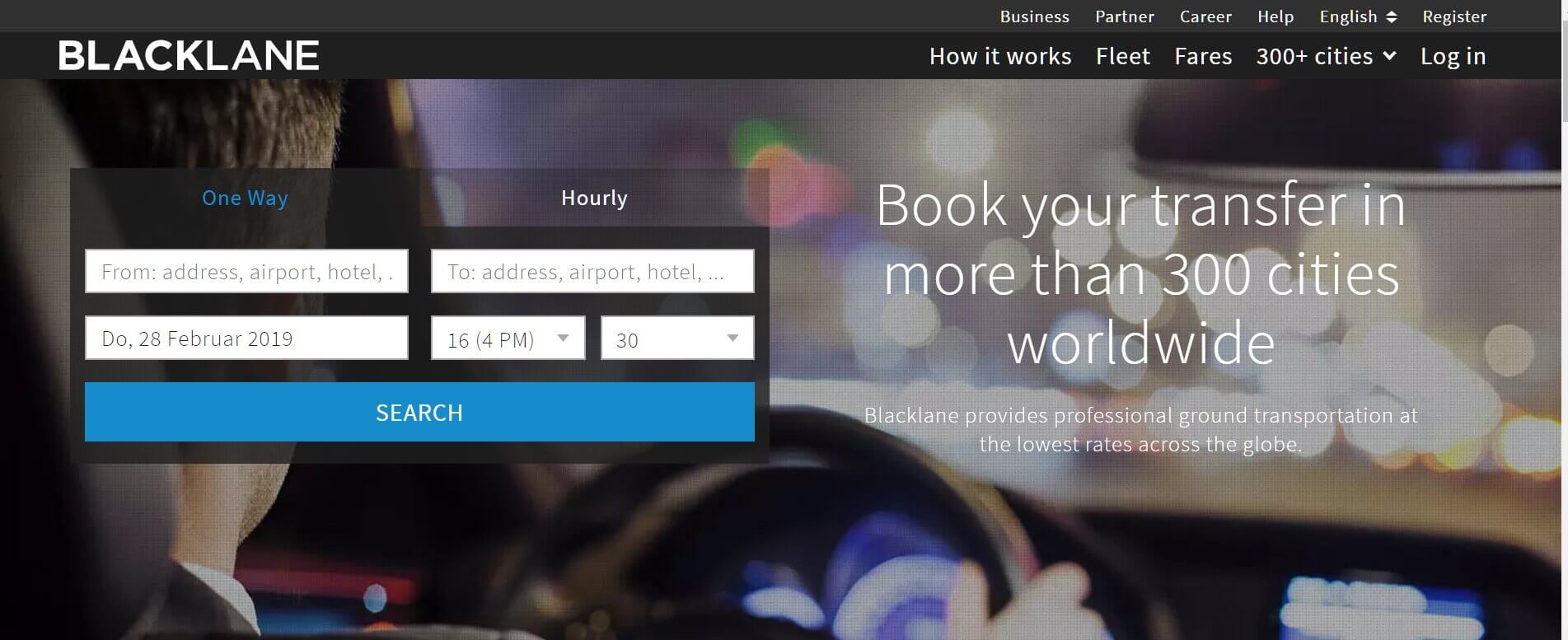 Beste Taxi App Blacklane