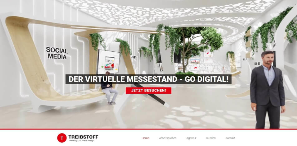 virtueller messestand erstellen software beispiele treibstoff