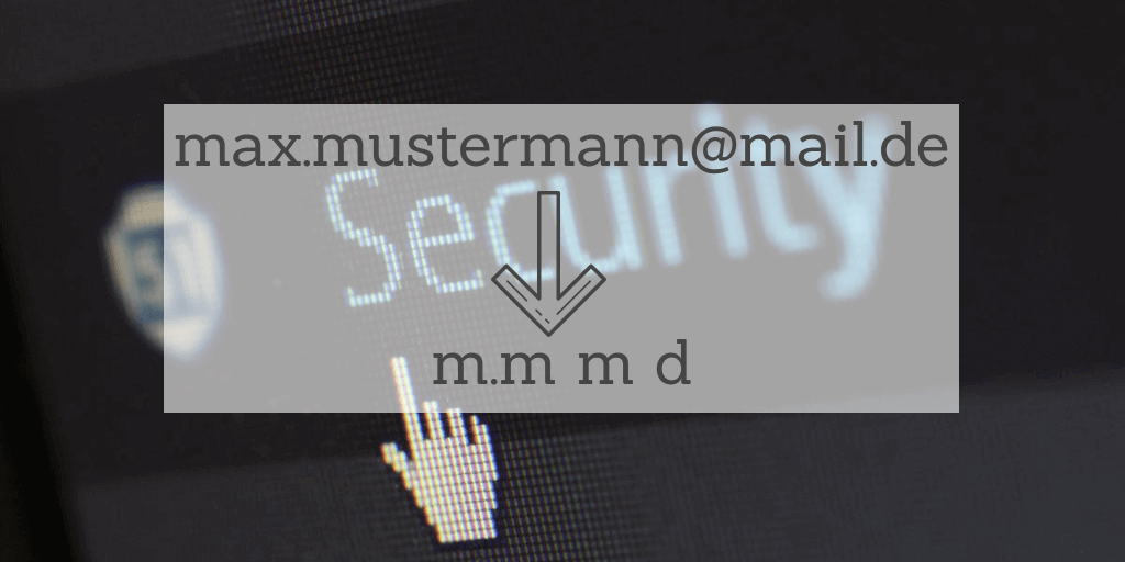 passwort manager mailadresse kuerzen tipp