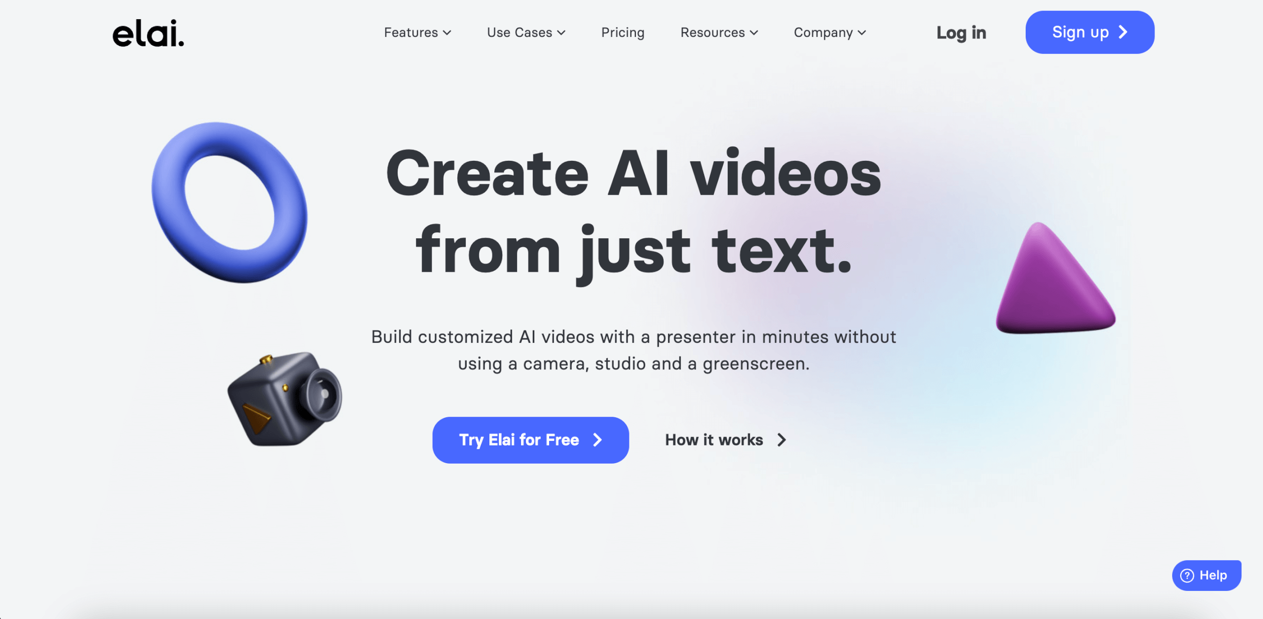 Videos automatisch erstellen Anbieter elai io