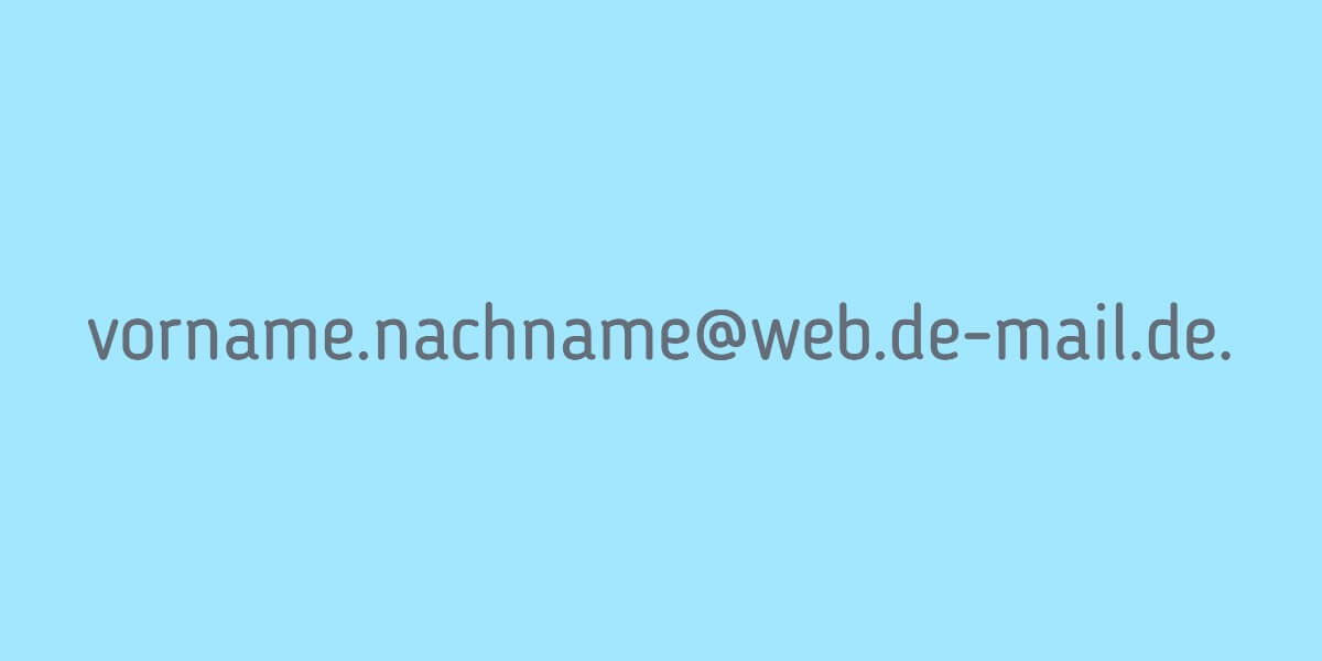 De Mail Adresse