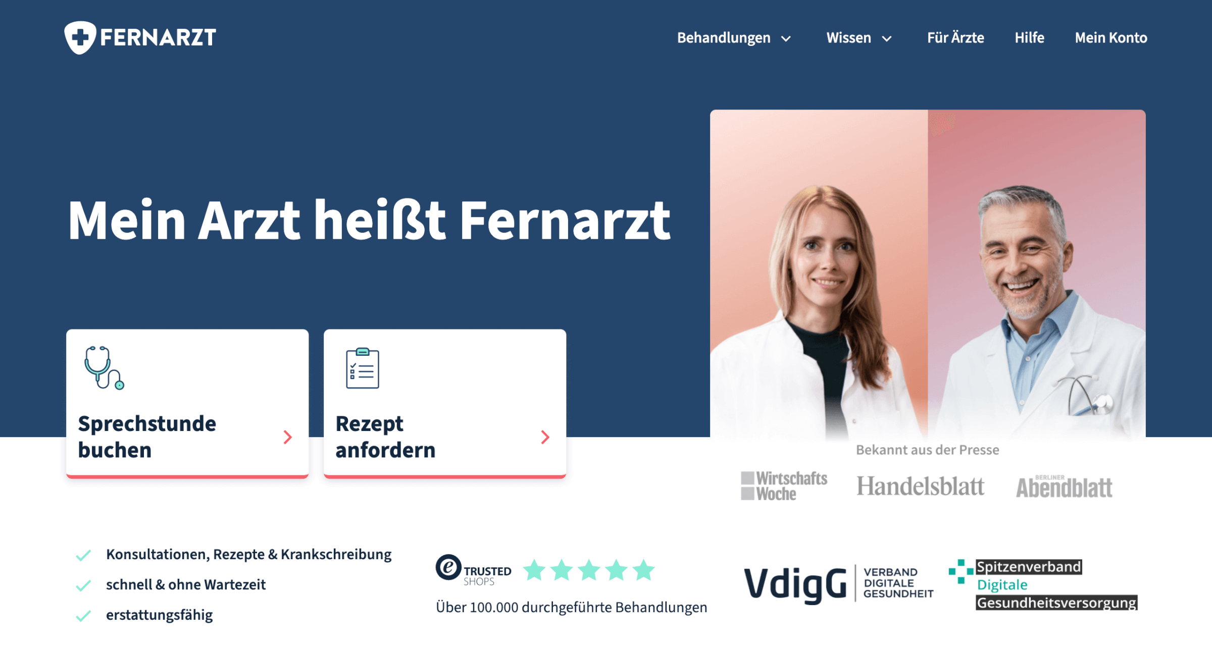 Digitaler Arztbesuch Fernarzt 1
