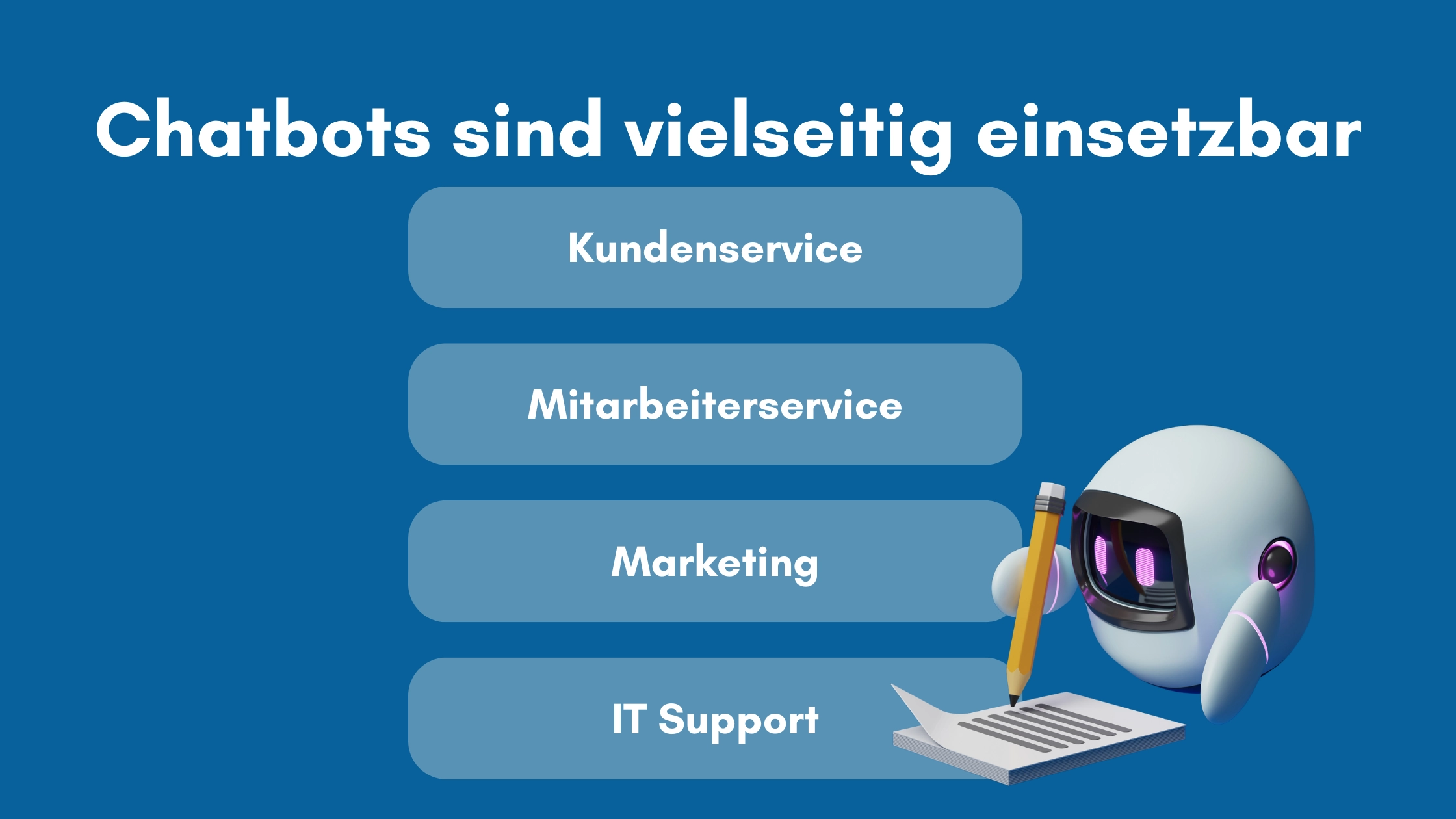 Vorteile von Chatbots Vielseitigkeit