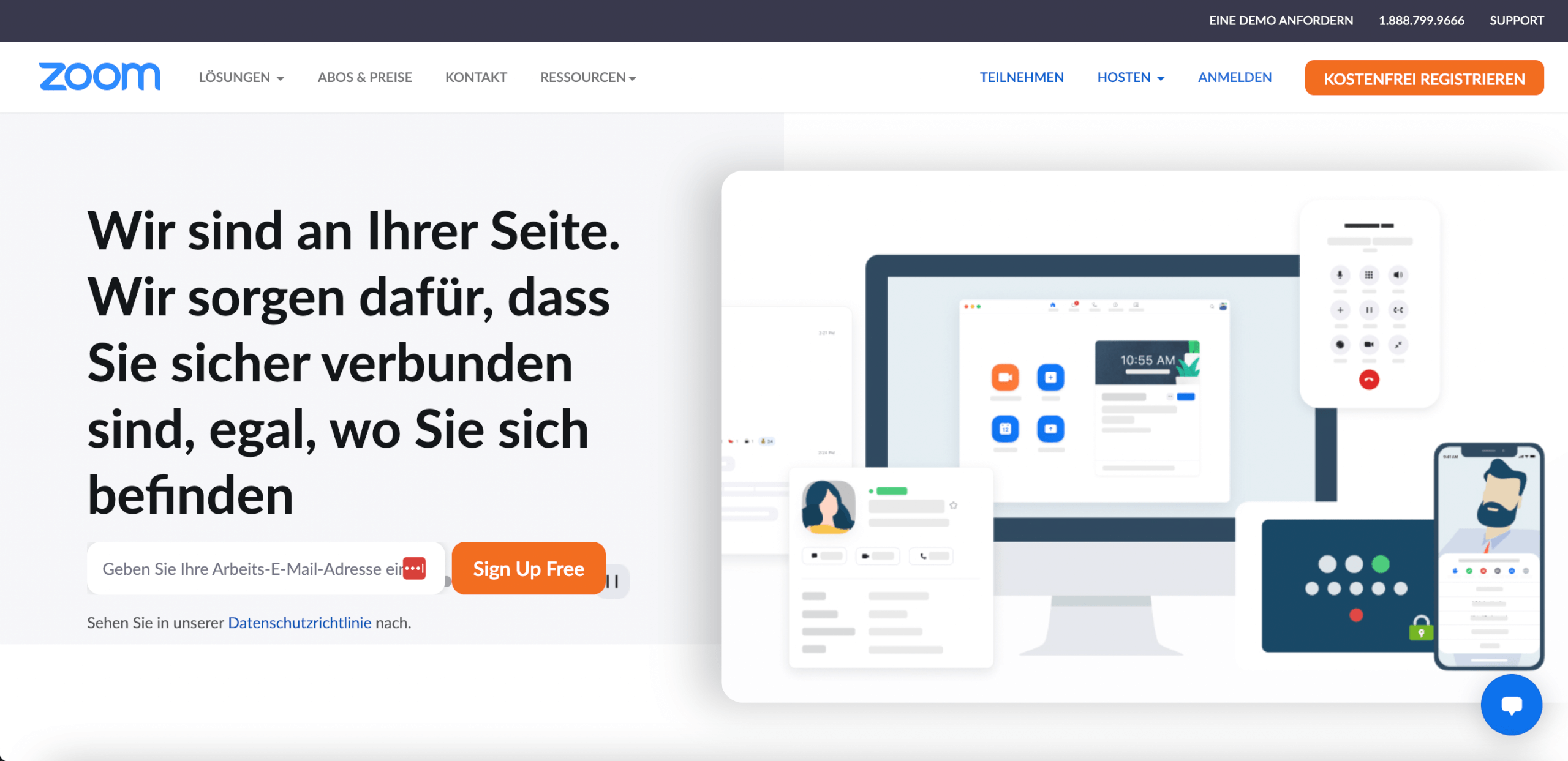 Virtuelles Coworking Anbieter Zoom