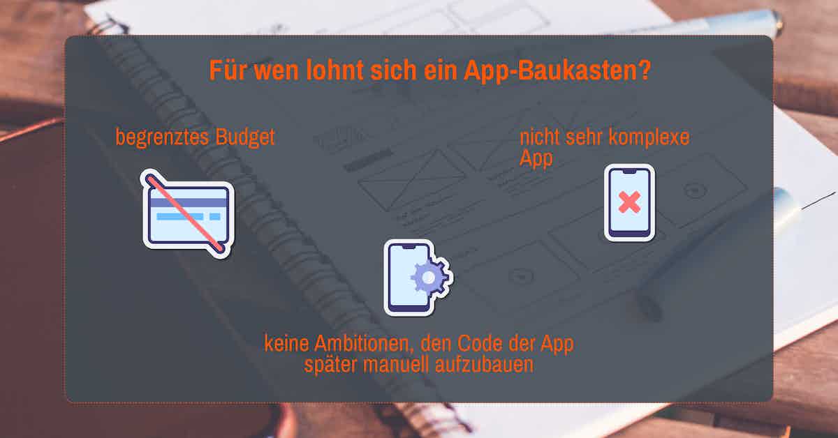 eigene app erstellen bedingungen