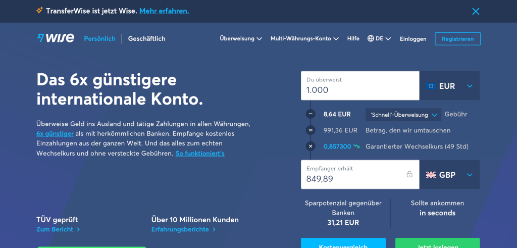 fintech banken Wise 1