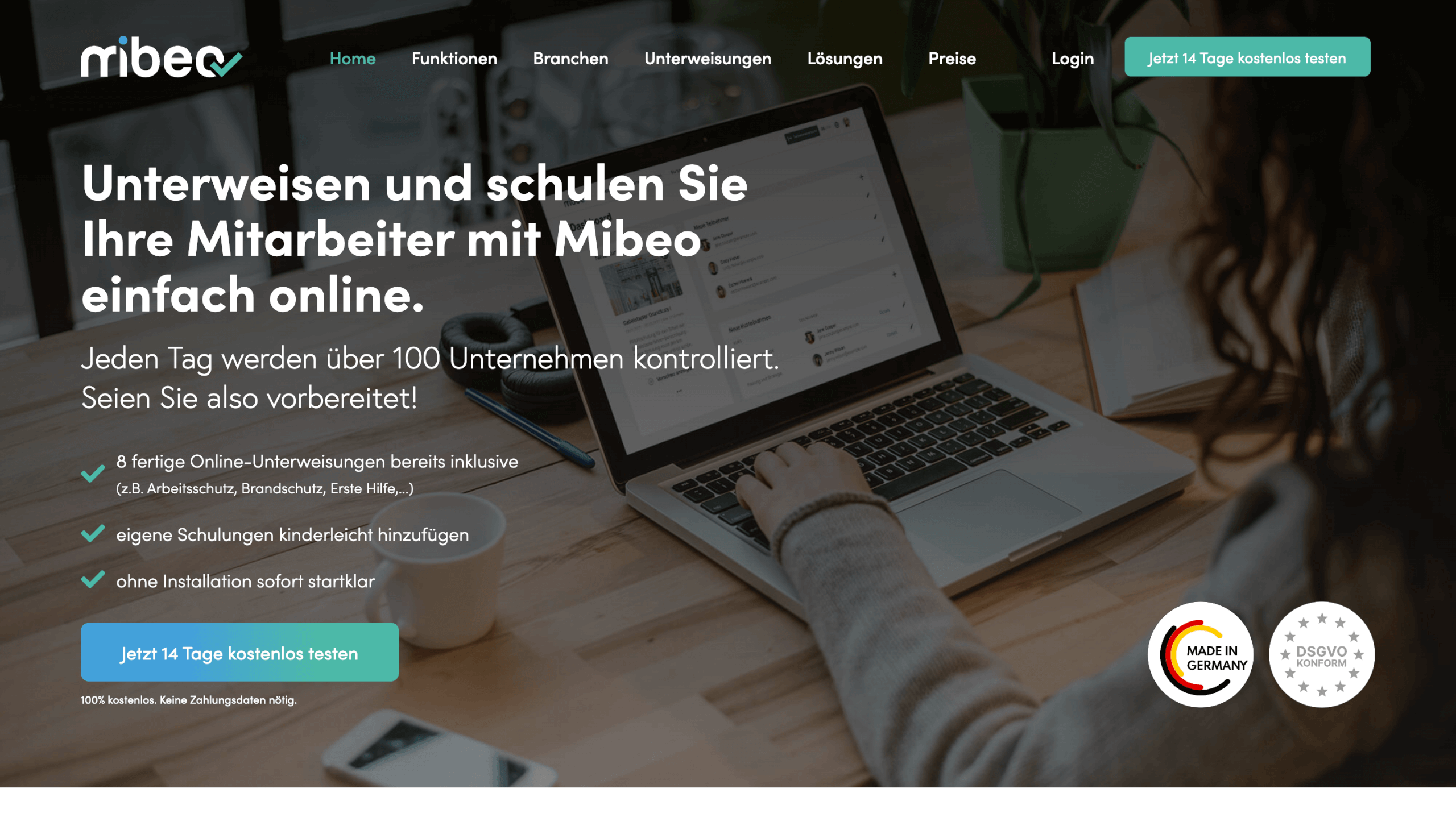 Unterweisungsmanagement Vergleich Mibeo