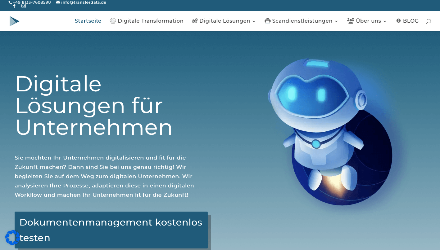 Bauakten scannen Anbieter transferdata