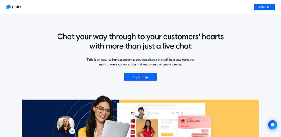 live chat software tidio