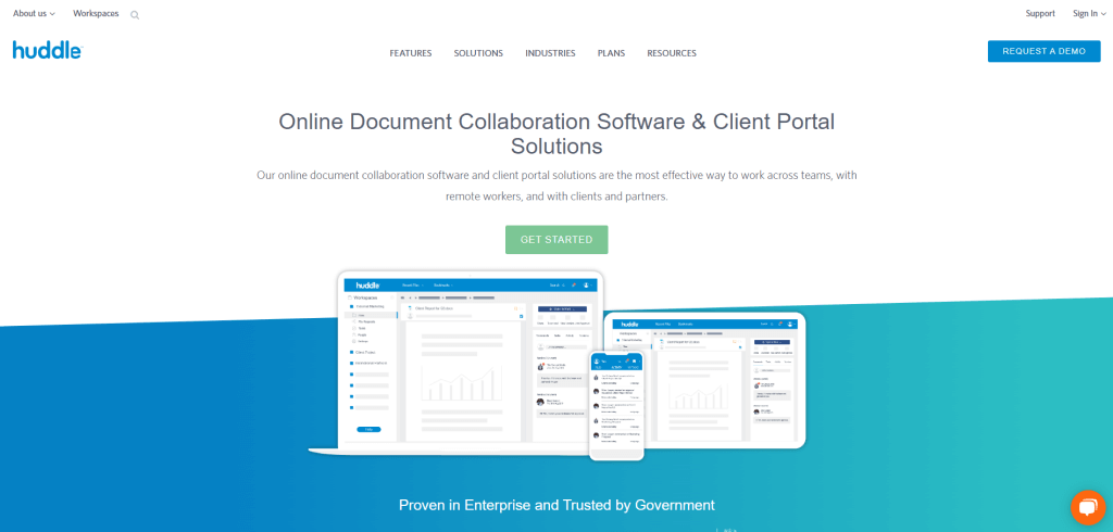 kundenportal software huddle