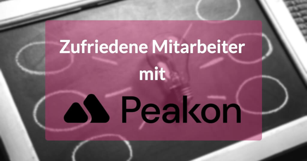 Mitarbeiter Zufriedenheit Tool Peakon