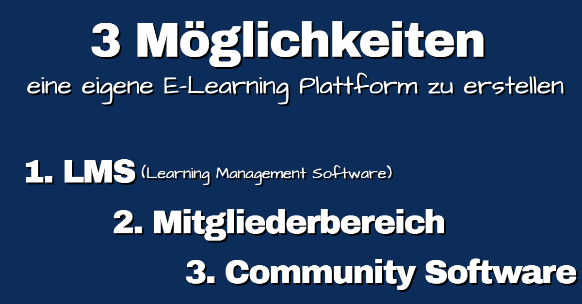 3 Moeglichkeiten