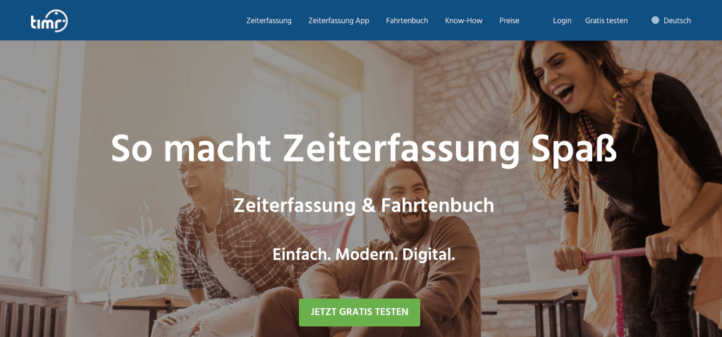 Digitale Urlaubsverwaltung timr 1