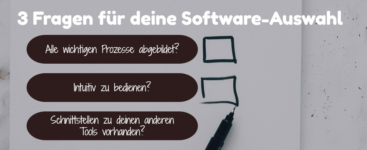 Handwerker Software Auswahl
