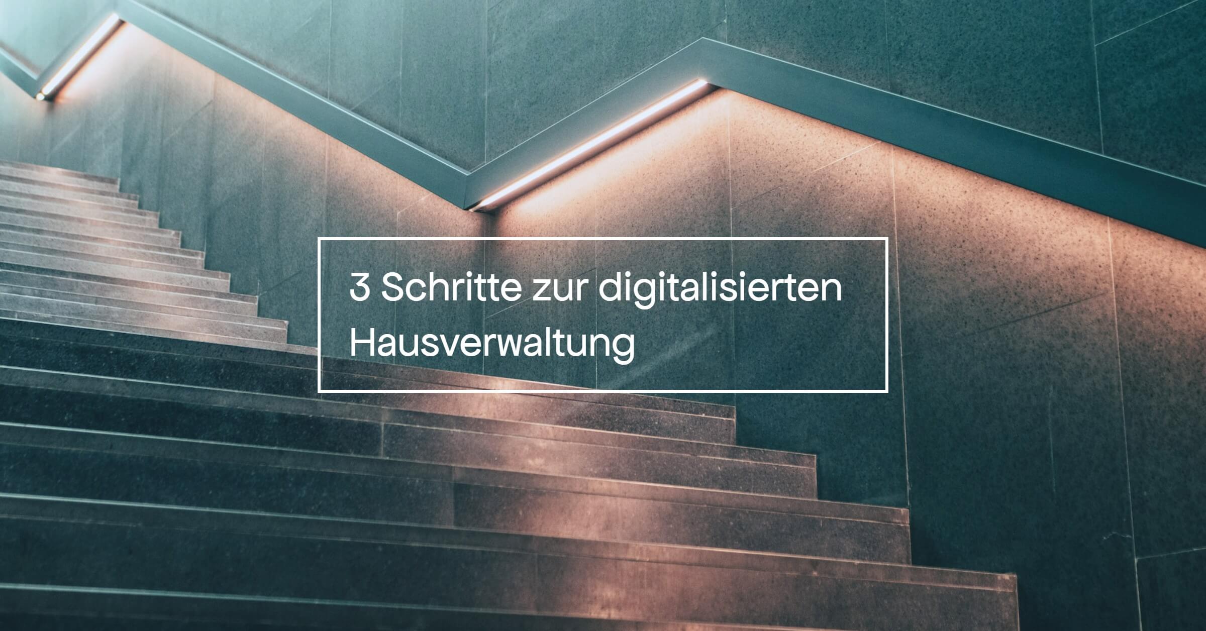 Digitalisierung Hausverwaltung Schritte 1