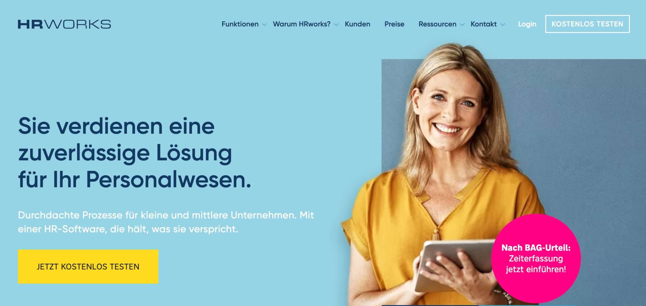 HR Software von HRworks Der Standard fuer den Mittelstand 1