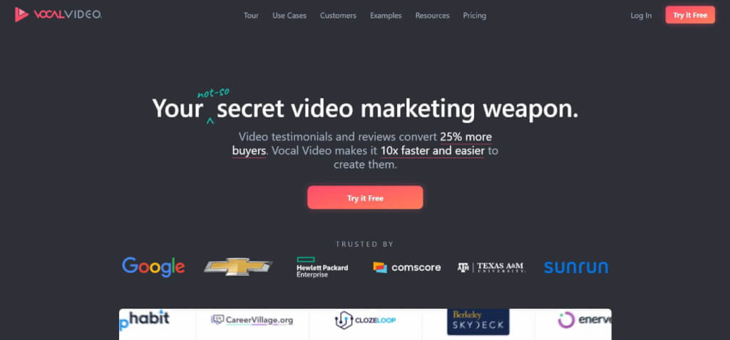 video testimonials video testimonials software video testimonials service video testimonials on website testimonial videos VocalVideo