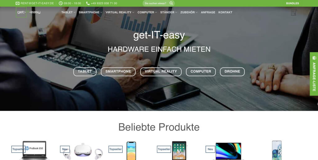 get IT easy Jetzt einfach Hardware mieten 1