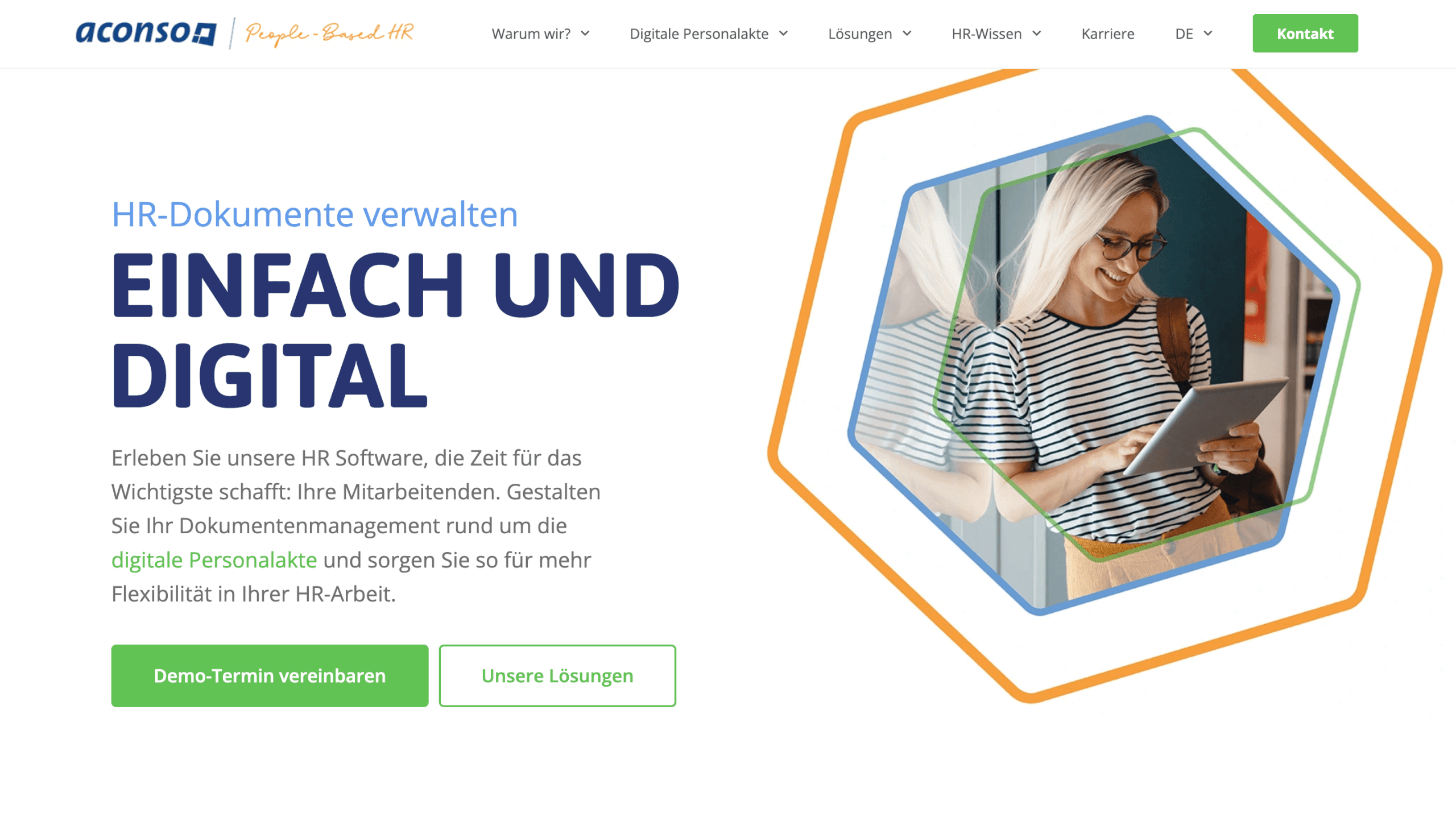 Digitale Personalakte aconso HR Dokumente einfach und digital verwalten